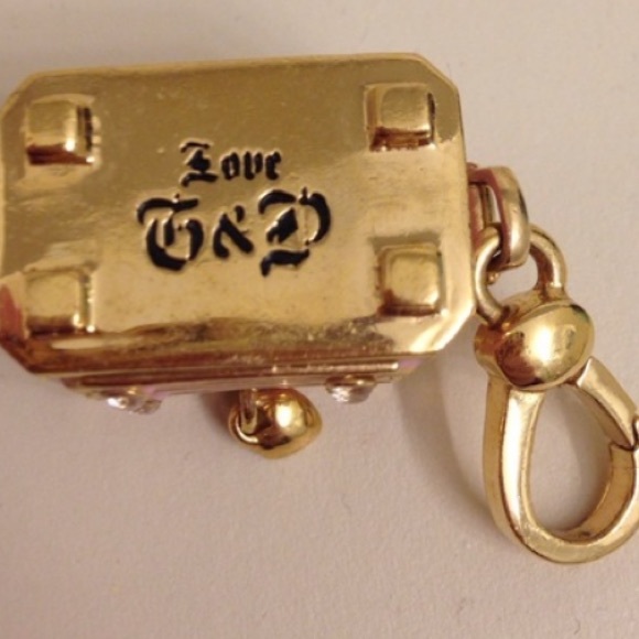Juicy Couture Jewelry Chest TRAIN CASE Box Charm - Picture 5 of 5